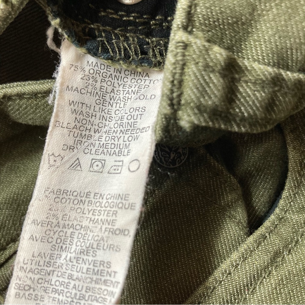 PRANA Kayla forest green Stretch Skinny Jeans mid rise - Picture 5 of 9